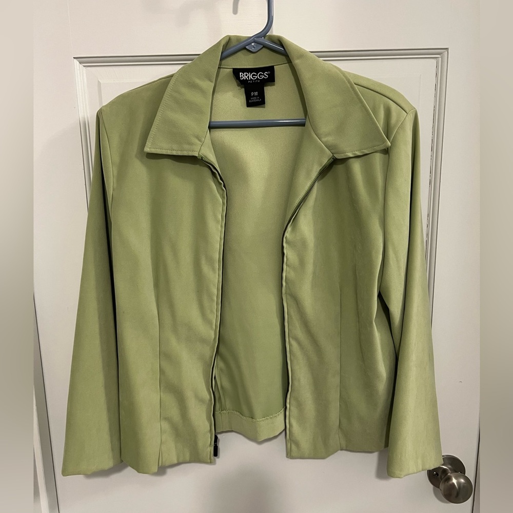 Briggs New York Women's Light Green Jacket